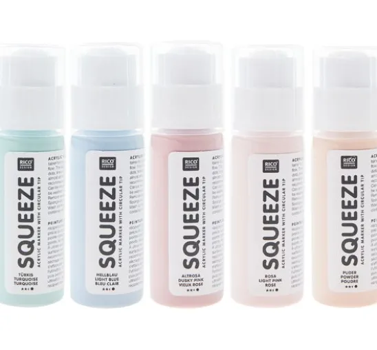 Rico Design Squeeze Acrylic Marker Set