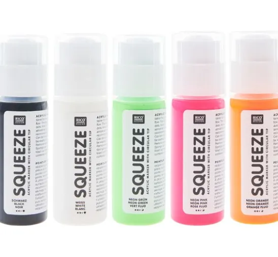 Rico Design Squeeze Acrylic Marker Set