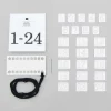 Rico Design Stick & Stitch Packung "Adventszahlen"