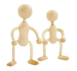 Rohpüppchen mit Kopf, ca. 10 cm