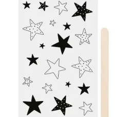 Rubbel-Sticker "Sterne"