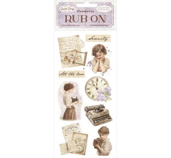 Rub On Transferfolie "Quiet Days"