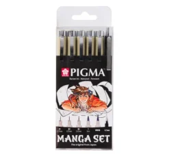 Sakura Pigma Micron "Manga Sammlung", 6er-Set