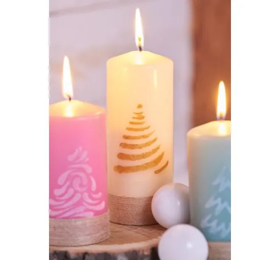 Schablone "Art Christmas Trees"