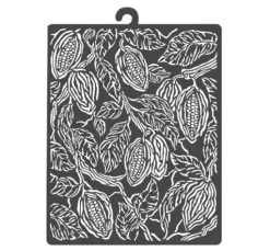 Schablone "Coffee and Chocolate - Cocoa Beans"