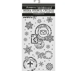 Schablone "Gear up for Christmas - Snowflakes"