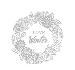 Schablone "Love Winter"