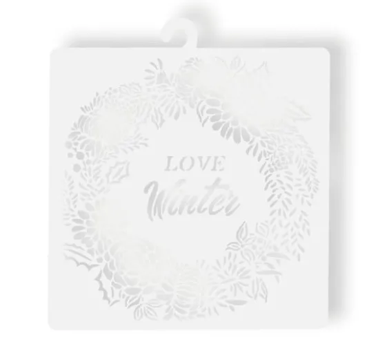 Schablone "Love Winter"