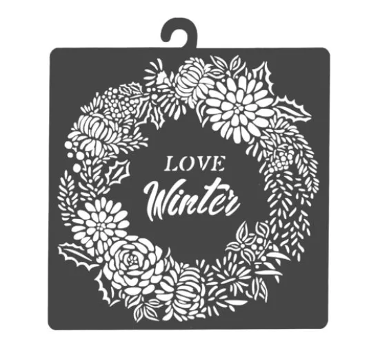 Schablone "Love Winter"