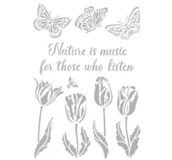 Schablone "Nature is Music..."