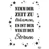 Schablone "Nimm dir Zeit"
