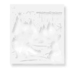Schablone "Nordic landscape"