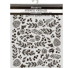 Schablone "The Owl's House - Pine Cones"