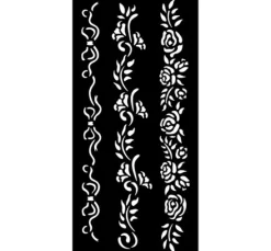Schablone "Timeless - 3 Borders"