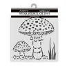Schablone "Whispering Woods - Mushrooms"