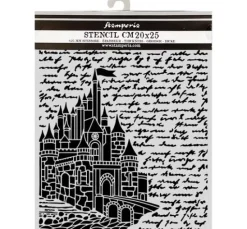 Schablone "Wonderland - Castle", 20 x 25 cm