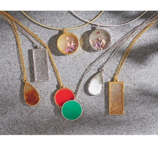 Schmuck-Metallfassung "Formenmix"