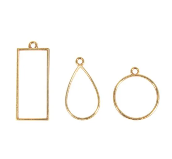 Schmuck-Metallfassung "Formenmix"