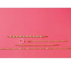 Schmuckset mit Mini-Perlen "Bloomy Days"