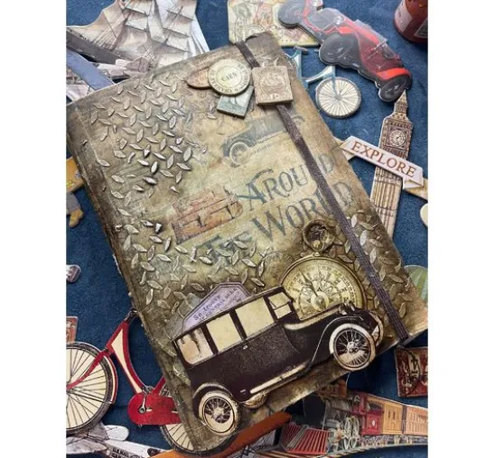 Scrapbook-Block "Around the World"