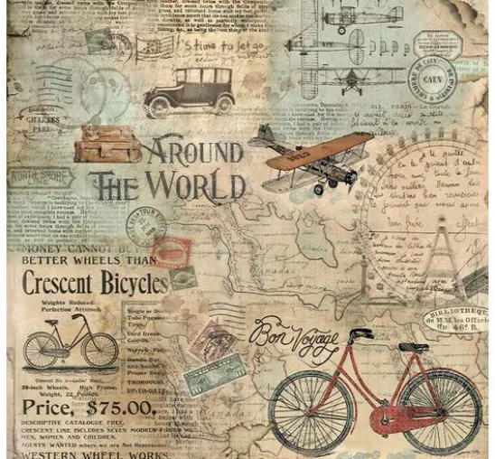 Scrapbook-Block "Around the World"