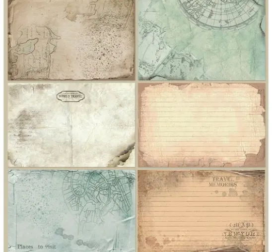 Scrapbook-Block "Around the World"