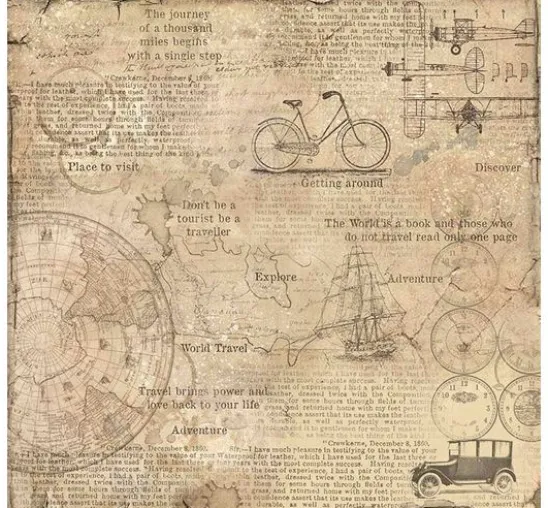 Scrapbook-Block "Around the World"