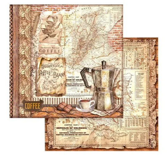 Scrapbook-Block "Coffee and Chocolate"