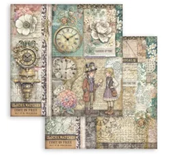 Scrapbook-Block "Gardens of Time"