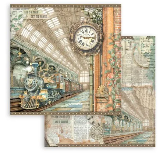Scrapbook-Block "Gardens of Time"