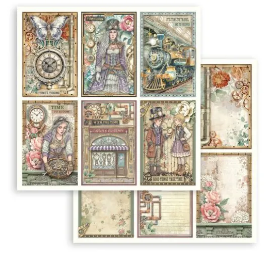 Scrapbook-Block "Gardens of Time"