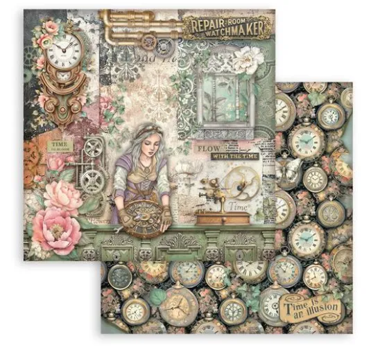 Scrapbook-Block "Gardens of Time"