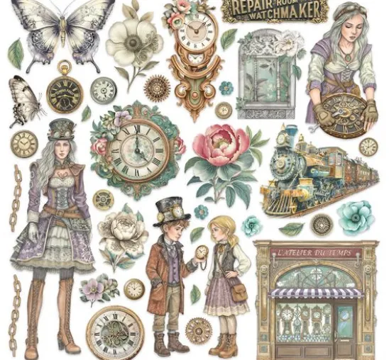 Scrapbook-Block "Gardens of Time"