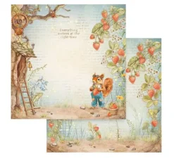 Scrapbook-Block "Hidden Grove"