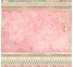Scrapbook-Block "Katze und Orchidee"