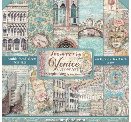 Scrapbook-Block "Venice"