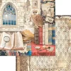 Scrapbook-Block "Vintage Library"