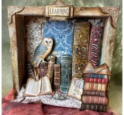 Scrapbook-Block "Vintage Library Backgrounds"