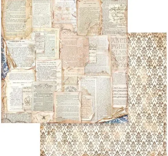 Scrapbook-Block "Vintage Library Backgrounds"