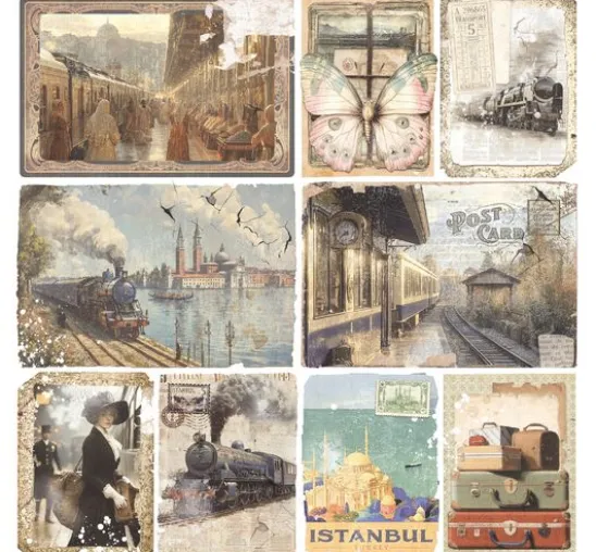 Scrapbook-Papier "Eastern Journey"