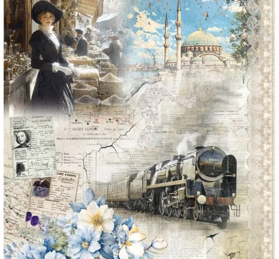 Scrapbook-Papier "Eastern Journey"