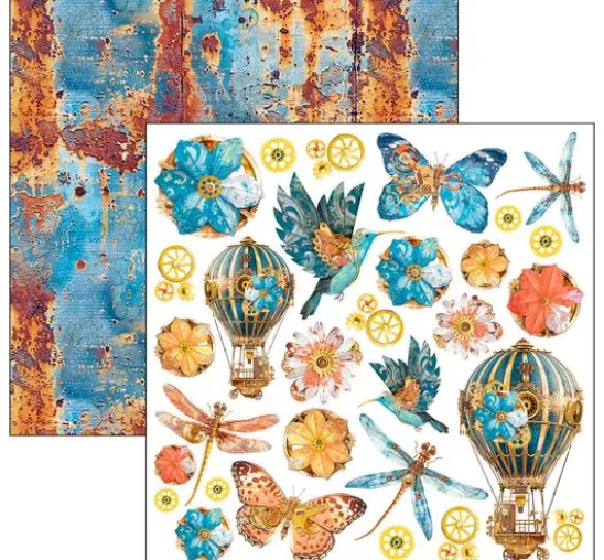 Scrapbook-Papier "Esprit de Voyage"