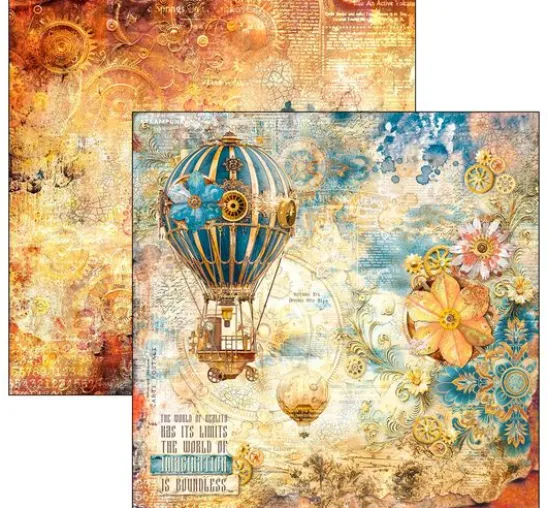 Scrapbook-Papier "Esprit de Voyage"