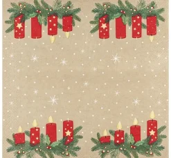 Serviette "Advent Lights"