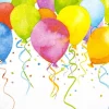 Serviette"Ballon Party"