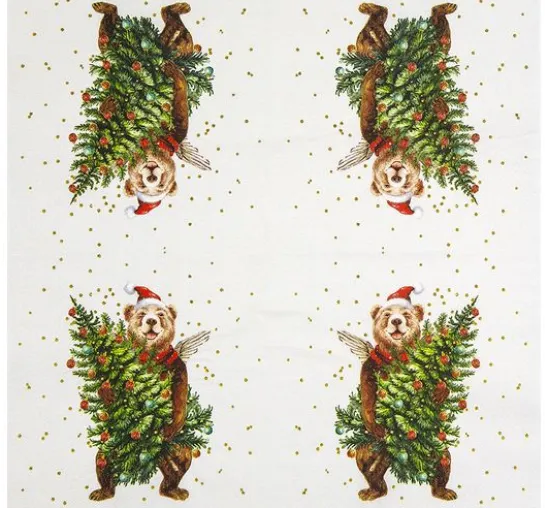 Serviette "Beary Christmas"