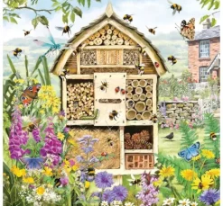 Serviette "Bienenhotel"