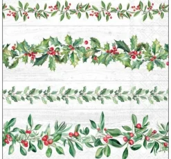 Serviette "Blättergirlande"