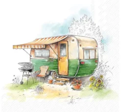 Serviette "Camping"