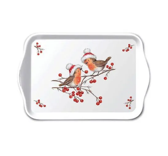 Serviette "Christmas Robins"